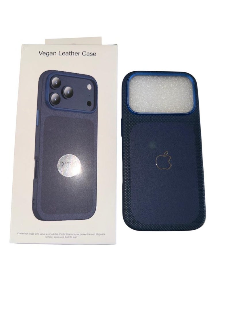 Multi Impex iPhone 17 Pro Midnight Navy Hybrid Leather Case - Image 1